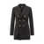 RED VALENTINO RED VALENTINO Viscose and wool double-breasted jacket BLACK