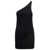 GAUGE81 'Colorado' One Shoulder Mini Black Dress in Viscose Blend Woman Gauge81 Black