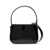 Blumarine BLUMARINE Logo patent leather handbag BLACK