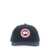 CANADA GOOSE CANADA GOOSE BASEBALL HAT WITH LOGO PATCH BLUE