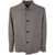 ZEGNA ZEGNA PURE WOOL FLANNEL CHORE JACKET CLOTHING Brown