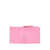 Alexander McQueen Alexander McQueen Skull Zipped Leather Credit Card Case PINK