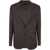 ZEGNA ZEGNA WOOL AND SILK BLEND JACKET CLOTHING Brown