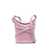 Alexander McQueen Alexander McQueen The Curve Leather Bucket Bag PINK