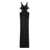 Saint Laurent SAINT LAURENT KNITTED CROCHET DRESS BLACK