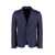Gucci GUCCI SINGLE-BREASTED TWO-BUTTON JACKET BLUE