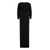 Saint Laurent SAINT LAURENT LONG WOOL DRESS BLACK