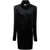 Saint Laurent SAINT LAURENT High neck velvet sweater BLACK