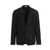 Alexander McQueen Alexander McQueen Jacquard Logo Blazer Jacket Black