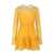 Gucci Gucci Ruffled Chiffon Dress YELLOW