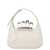 Alexander McQueen Alexander McQueen 'The Jewelled Hobo Mini' Handbag WHITE