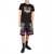 Versace Jeans Couture VERSACE JEANS COUTURE BERMUDA SHORTS WITH PRINT BLACK