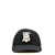 Burberry BURBERRY monogram-embroidered cap BLACK
