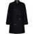 Burberry Burberry Kensington Mid Cotton Trench Coat BLACK