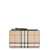 Burberry BURBERRY FABRIC KEY-HOLDER POUCH BEIGE