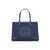 Tory Burch Tory Burch Ella Small Recycled Nylon Tote Bag BLUE