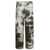 DARKPARK 'Daisy' Military Green Tie-Dye Cargo Pants In Cotton Woman MULTICOLOR