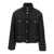 Moschino Moschino Logo Button Down Jacket Black