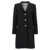 Moschino Moschino Heart Button Coat Black