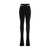 ANDREADAMO Andreādamo Ribbed Flared Trousers Black