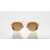 AKONI Akoni Sunglasses BRUSHED WHITE GOLD, CRYSTAL AMBER, DARK BROWN