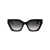 Alexander McQueen Alexander McQueen Sunglasses 001 BLACK BLACK GREY