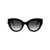 Alexander McQueen Alexander McQueen Sunglasses 001 BLACK BLACK GREY