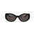 Balenciaga Balenciaga Sunglasses 001 BLACK BLACK GREY