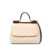 Dolce & Gabbana Dolce & Gabbana Sicily Shearling Large Tote Bag WHITE