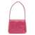 Dolce & Gabbana 'Dg Logo' Pink Shoulder Bag In 3D Quilted Logo Detail In Smooth Leather Woman PINK