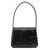 Dolce & Gabbana 'DG Logo' Black Shoulder Bag in 3D Quilted Logo Detail in Smooth Leather Woman BLACK