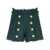 Balmain Green Tweed Shorts With Aged-Gold Buttons In Wool Blend Woman GREEN