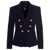 Balmain Balmain Double-Breasted Wool Jacket BLUE