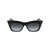 Balmain Balmain Sunglasses BLACK BLACK RHODIUM W/DARK GREY TO CLEAR AR