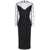 Givenchy Midi Black Dress With Long Sleeves And 4G Logo Tulle Inserts In Viscose Blend Woman Black