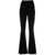 AMBUSH Ambush High Waist Flared Knit Trousers Black