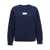 A.P.C. 'Sibylle' Blue Crewneck Sweatshirt With Logo Print At The Front In Cotton Woman BLUE