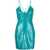 P.A.R.O.S.H. P.A.R.O.S.H. Sequined Mini Dress CLEAR BLUE