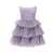 19:13 DRESSCODE 19:13 Dresscode Flounced Tulle Dress PURPLE