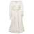 Patou White Tiered Maxi-Dress in Polyester Woman White