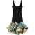 AZ FACTORY X LUTZ HUELLE AZ FACTORY X LUTZ HUELLE Floral print mini dress Black