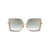 DITA Dita Sunglasses Satin Crystal Grey - White Gold - Milky Gold Flash