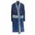 GREG LAUREN Greg Lauren 'Denim Mixed Long’ Coat BLUE