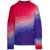 ERL Multicolor Sweater with Degradè Effect in Mohair Blend Multicolor