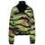 ERL Green High Neck Sweater With All-Over Jacquard Graphic Pattern In Wool And Cotton Blend MULTICOLOR