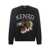 Kenzo Kenzo Black Multicolour Cotton Sweatshirt Black