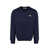 MAISON KITSUNÉ Maison Kitsuné Crew-Neck Wool Sweater BLUE