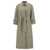 Thom Browne Beige Trench Coat with Matching Belt in Waterproof Cotton Woman BEIGE