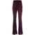 VITELLI VITELLI DOOMBOH BELL BOTTOM LEGGINGS CLOTHING PURPLE AND GARNET