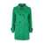 Herno HERNO DELON A-SHAPE DOUBLE BREASTED LONG JACKET CLOTHING GREEN